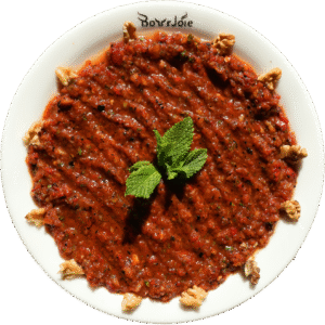 Acılı Ezme - Émincés de légumes en sauce piquante